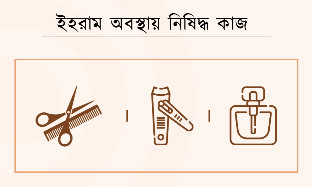 ইহরাম অবস্থায় নিষিদ্ধ কাজ